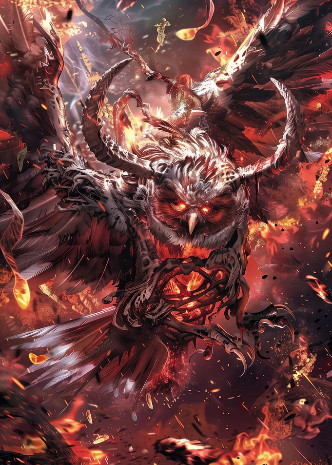 Demonic Owl From Hell