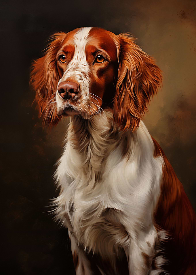 Irish Red and White Setter