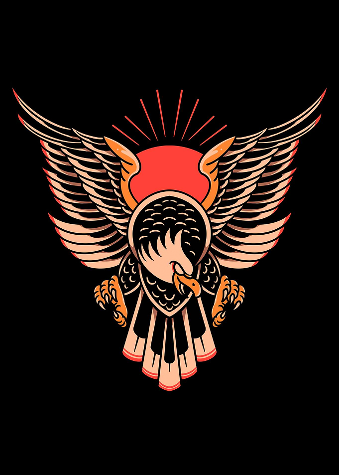 brave eagle tattoo