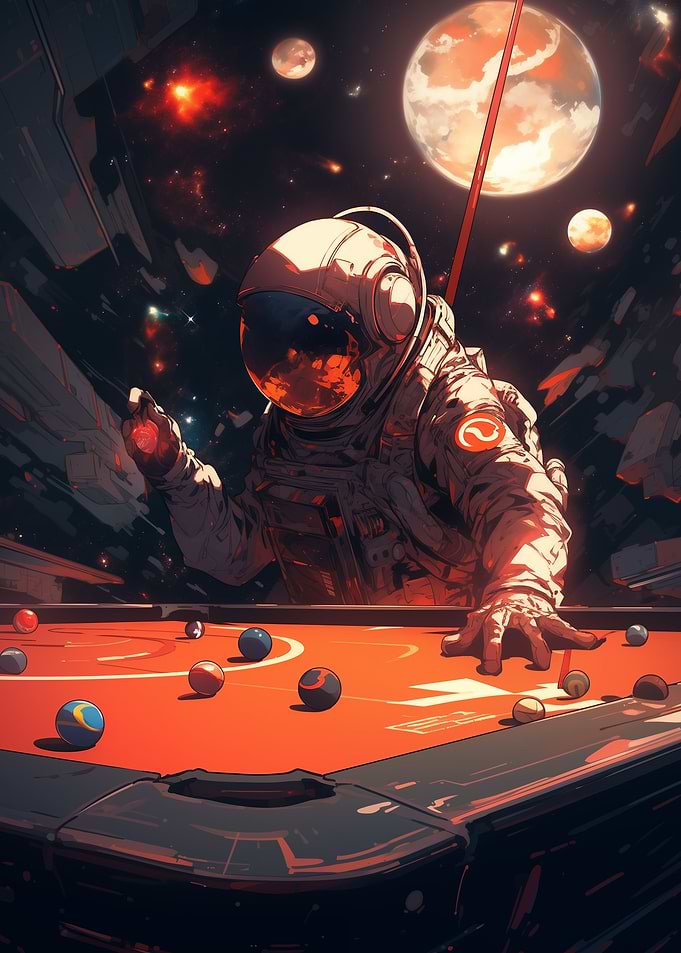 Astronaut in space