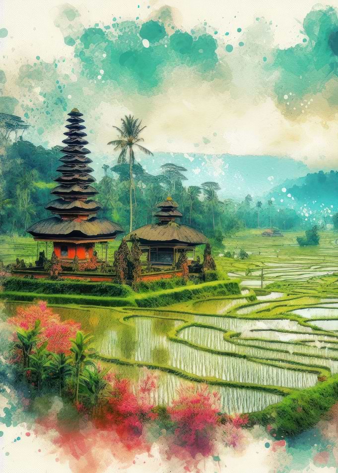 Ubud Bali Paddy Field