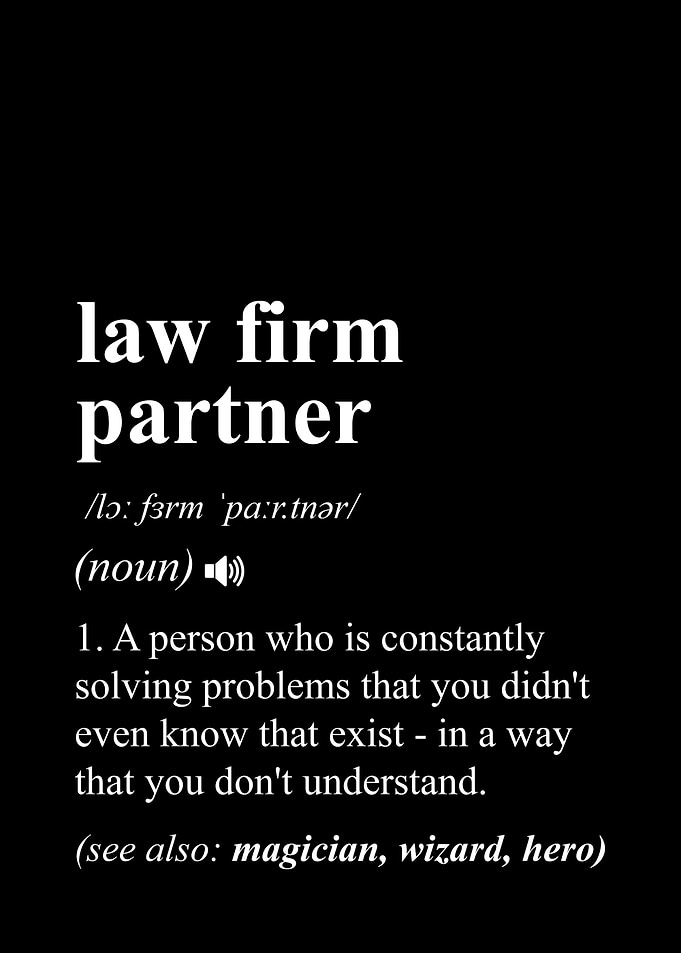 Law Firm Partner Funny
