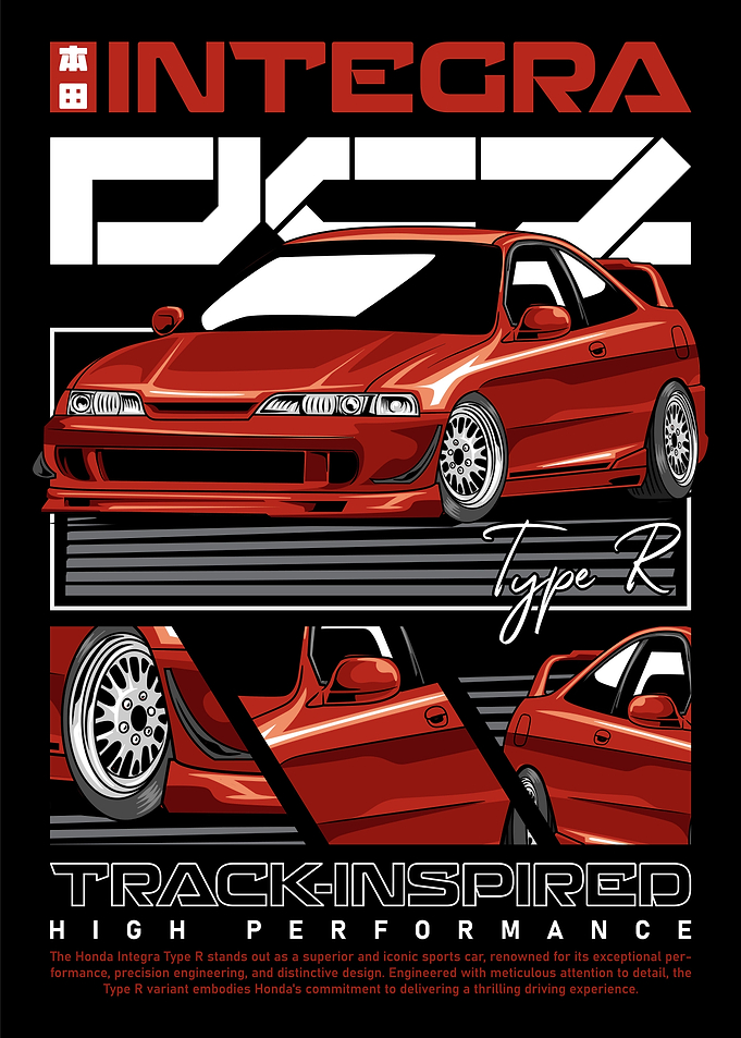 Retro Integra JDM Car