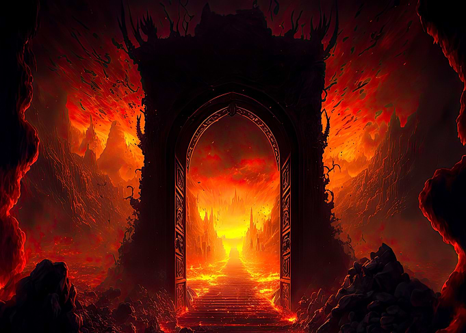 The entrance to Hell