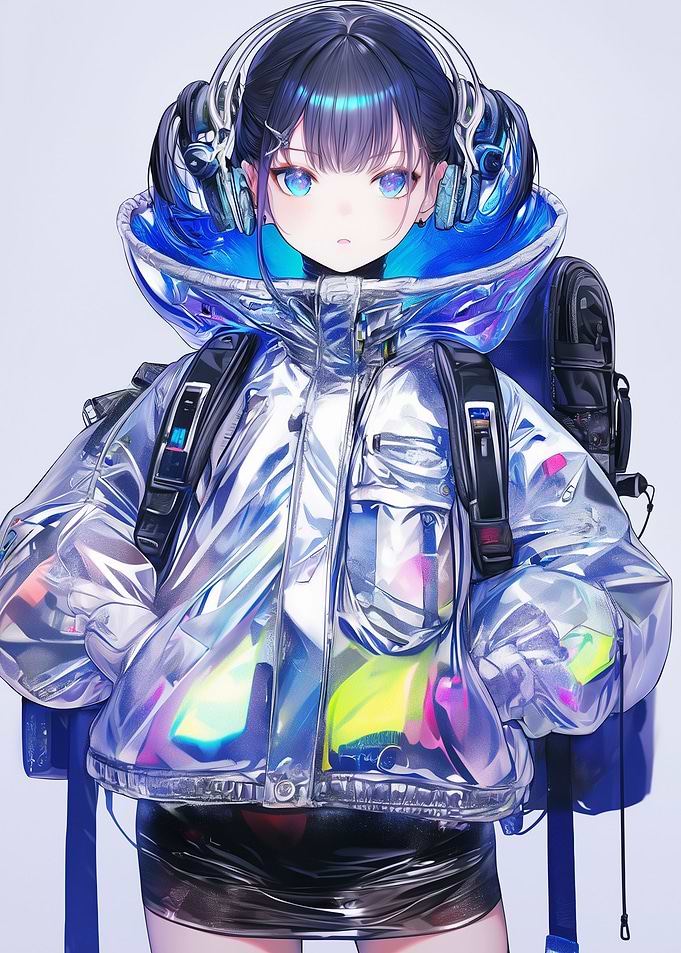 Futuristic Anime Girl