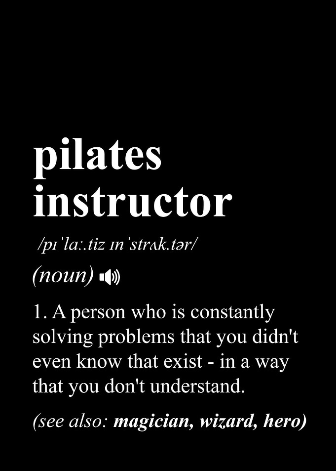 Pilates Instructor Funny