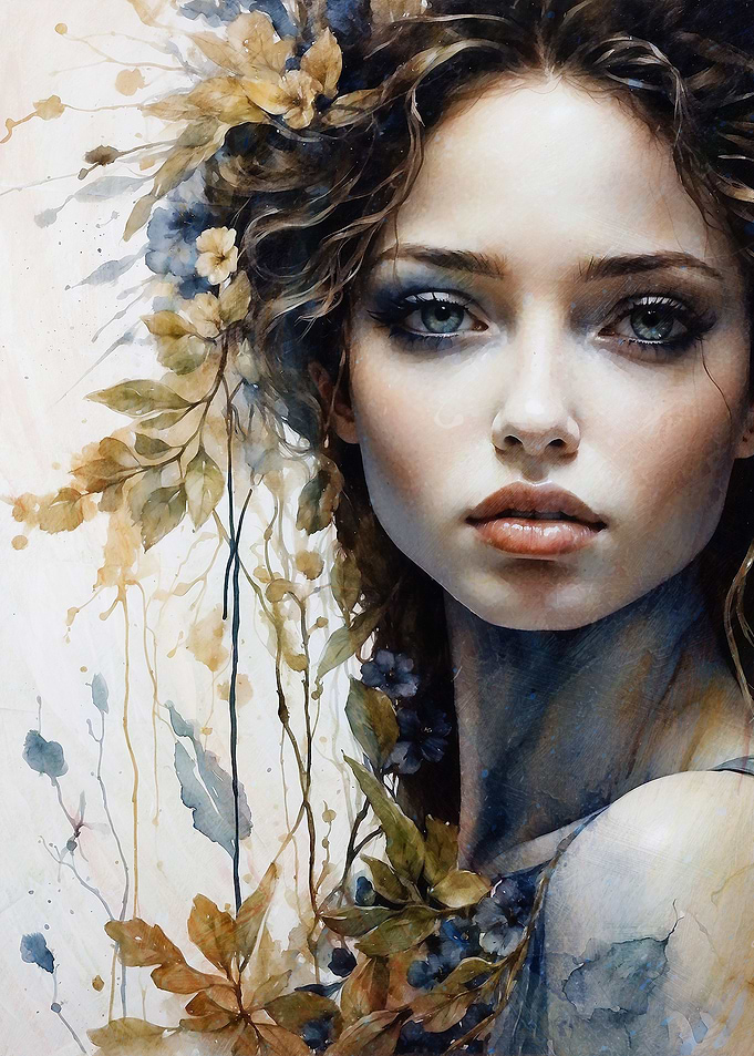 Beautiful Autumn Goddess