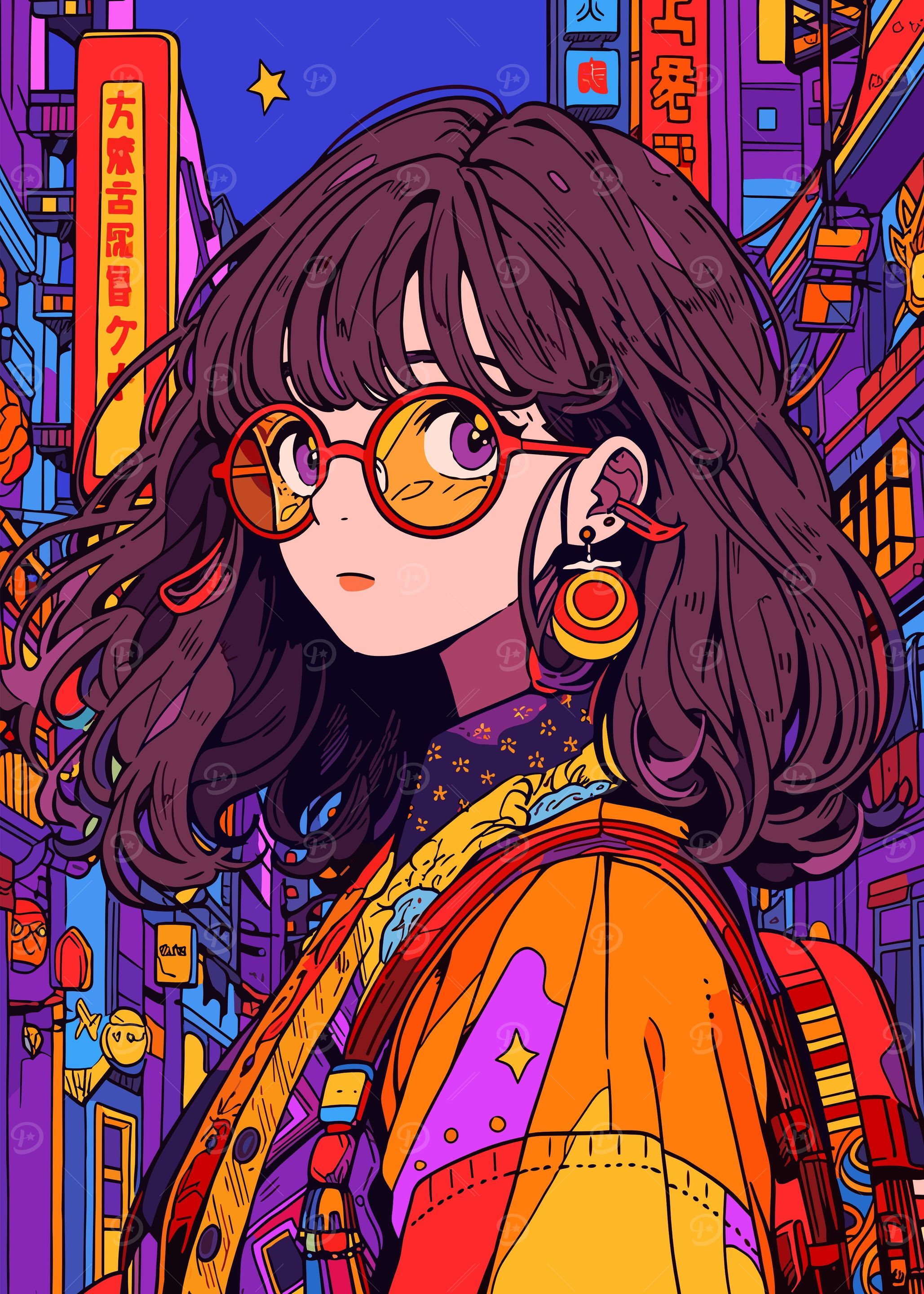 Nerd Anime Girl