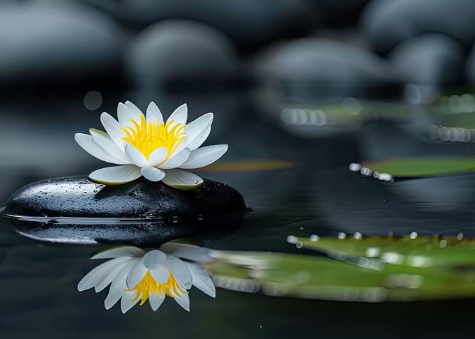 zen stones meditation