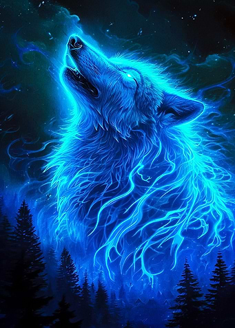 ghost wolf animal