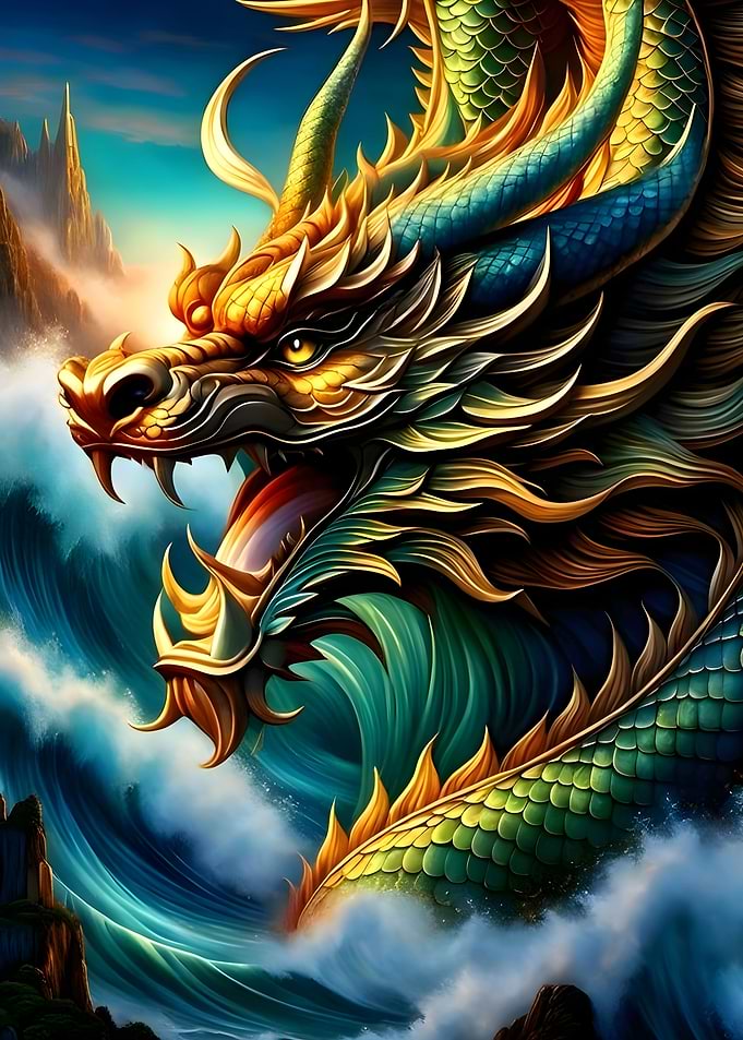 dragon snake fantasy
