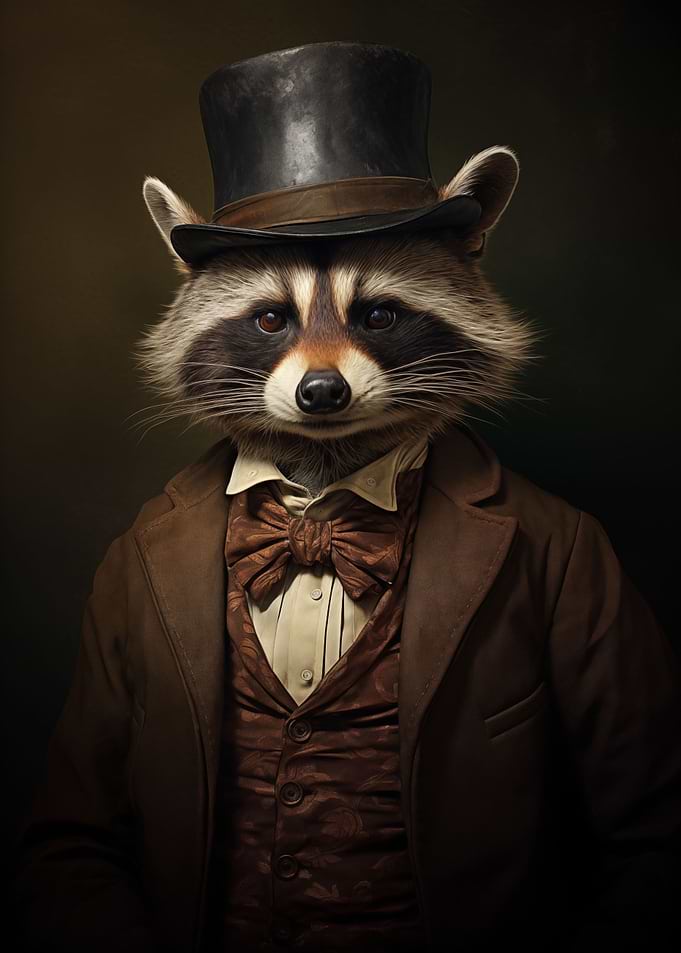 Raccoon Funny Animal