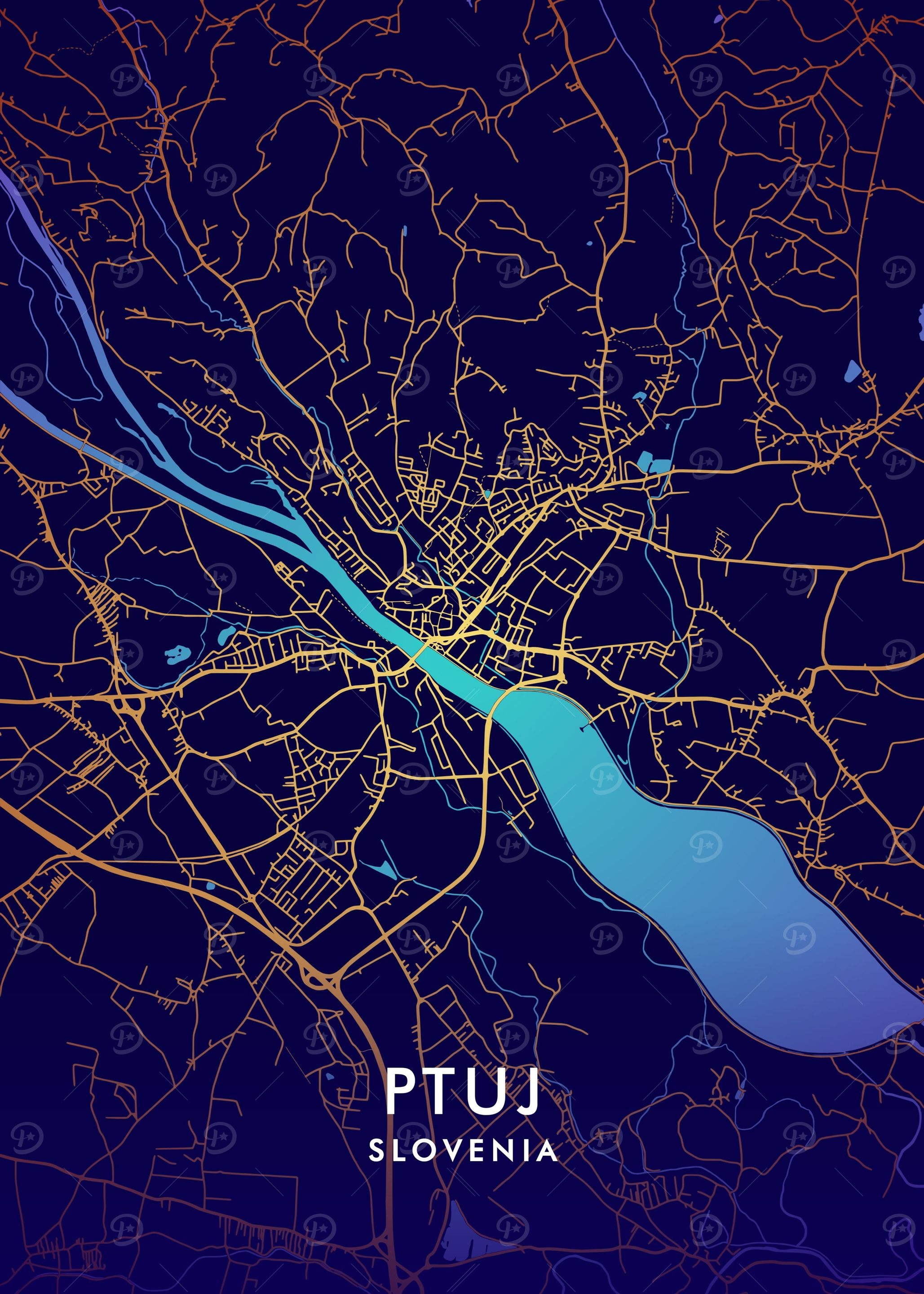Ptuj Slovenia Map