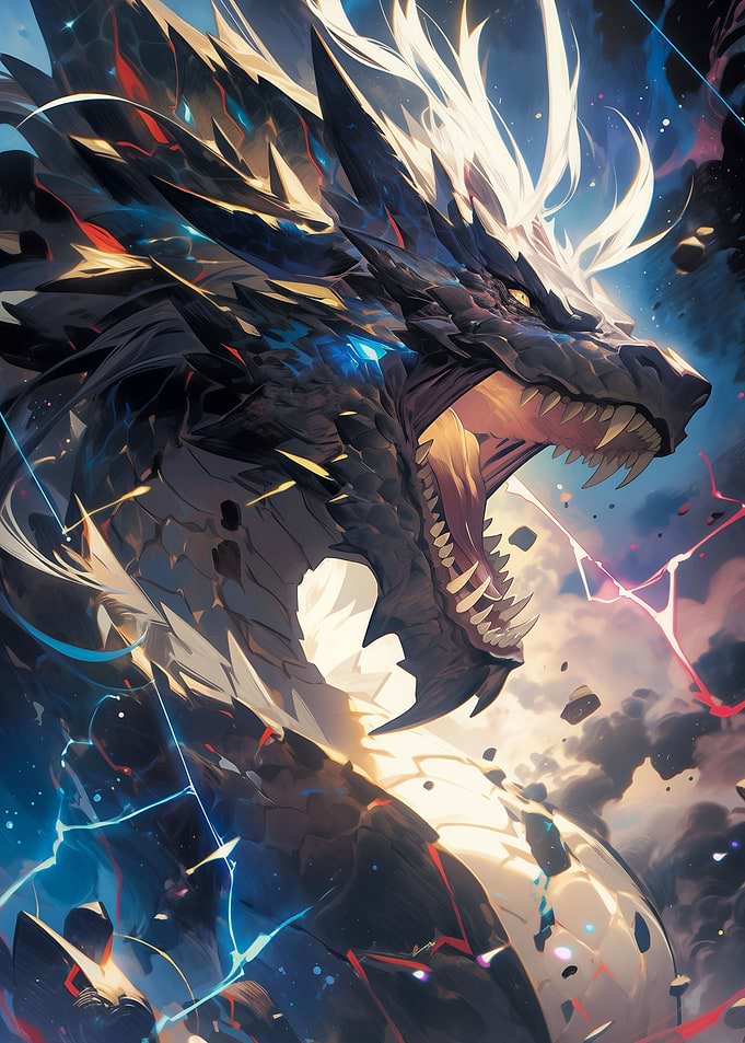 Cyberdragon anime art