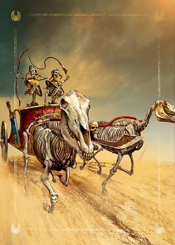 Tomb King Skeleton Chariot