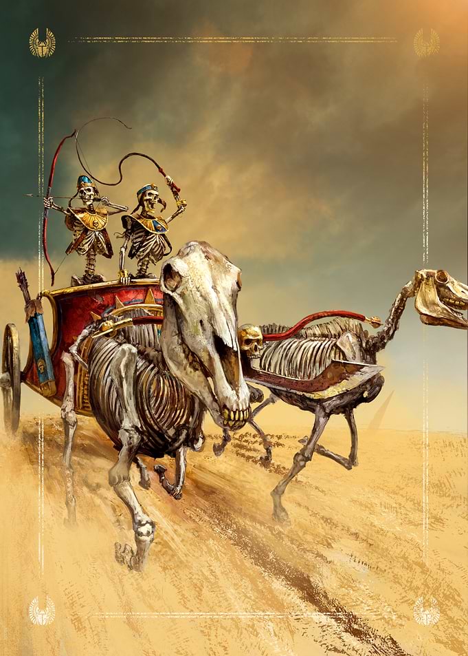 Tomb King Skeleton Chariot