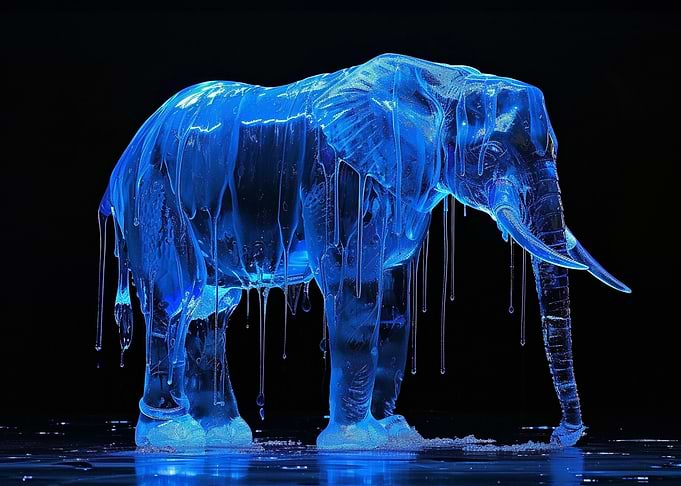 blue elephant