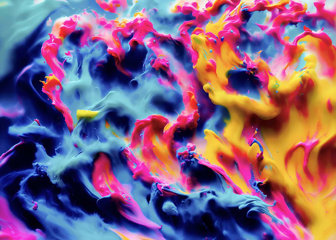 Paint air explosion turbul