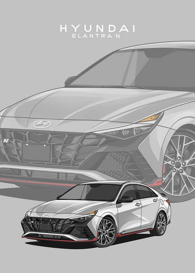 hyundai elantra n white