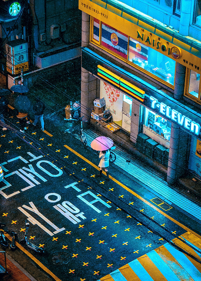 Isometric Neon Scene