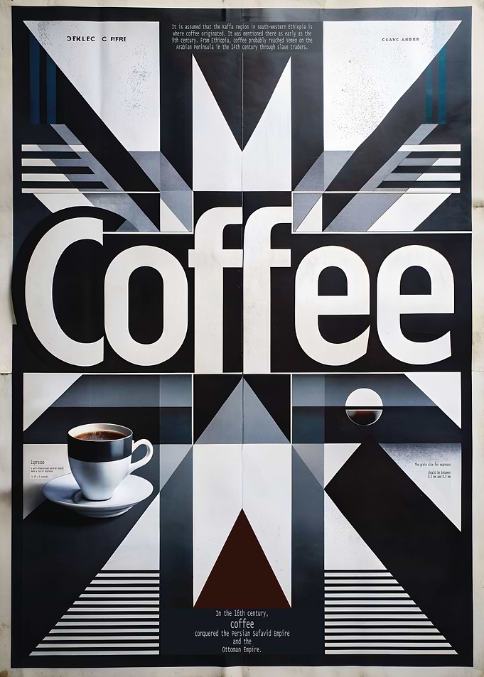 Modern coffee posters