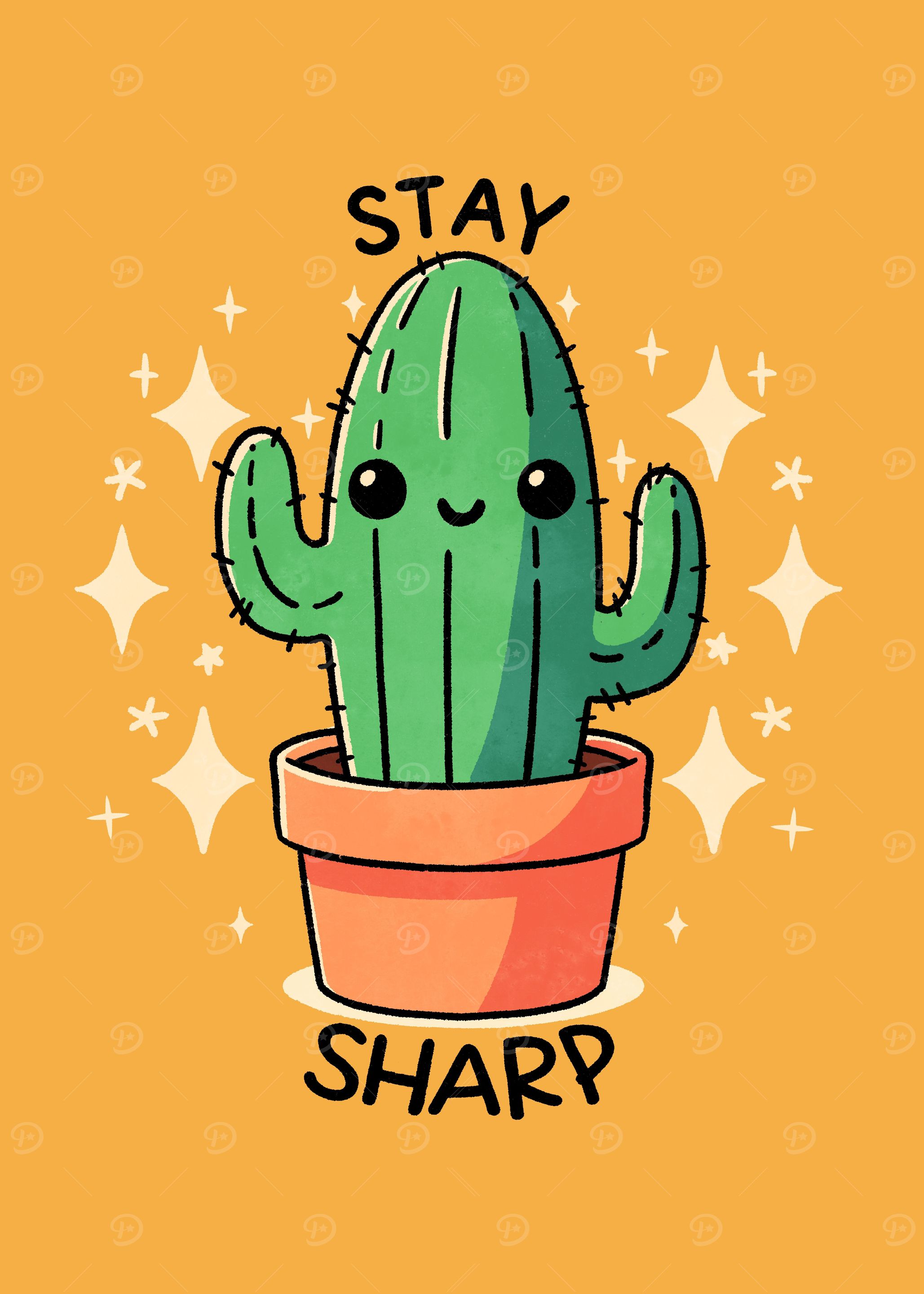 Stay Sharp Cactus