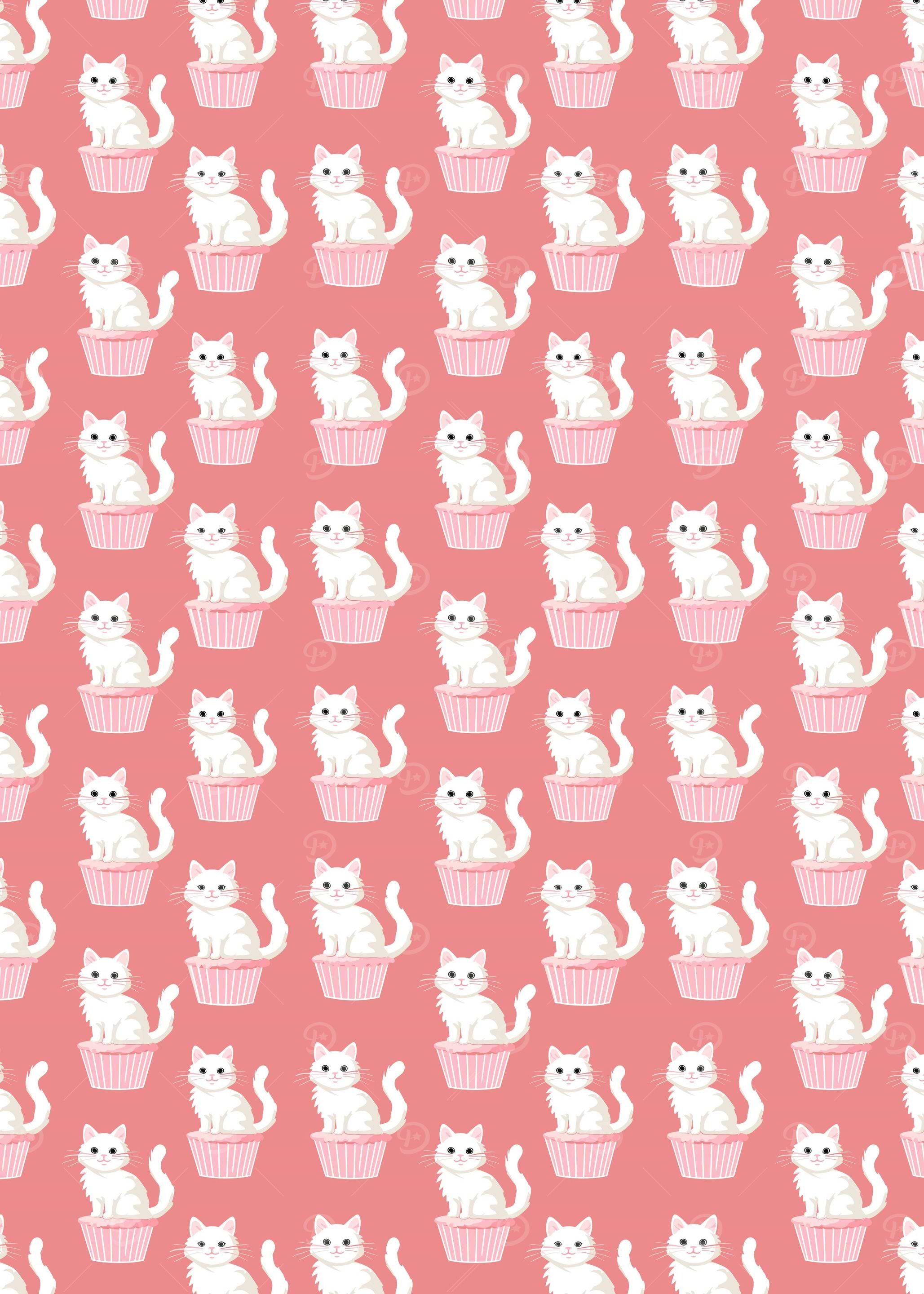 Cats on Top of Cupcakes