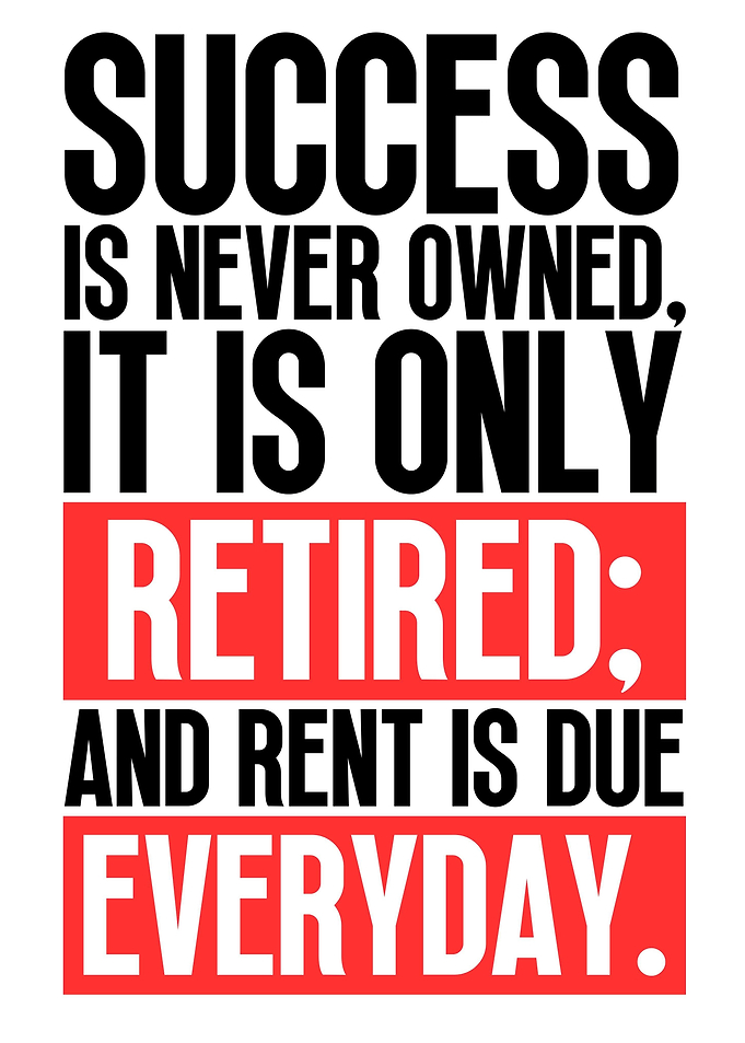 Success Never Owned