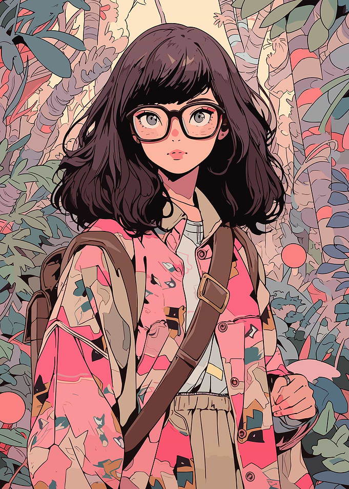Nerd Anime Girl