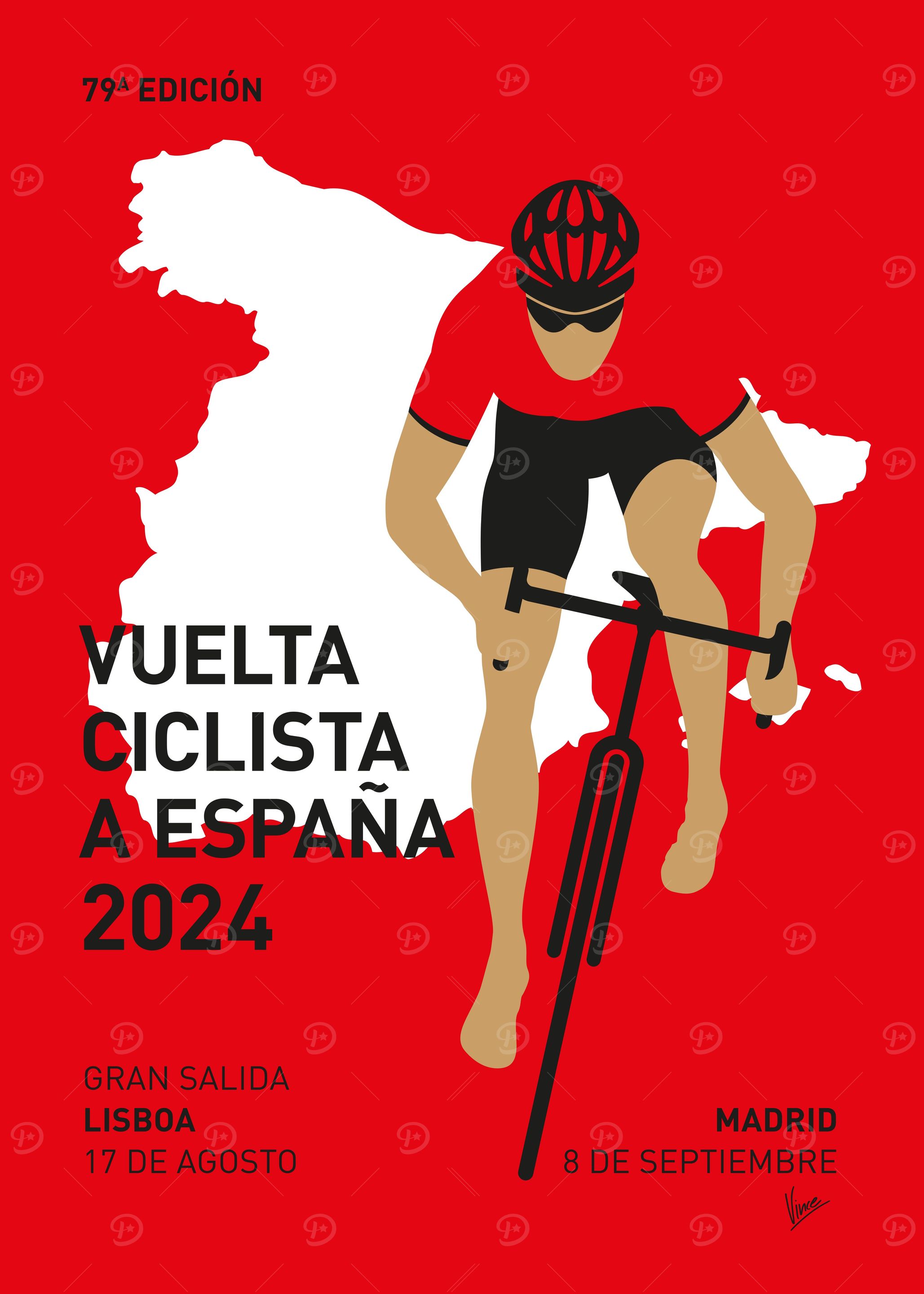 VUELTA A ESPANA POSTER 202