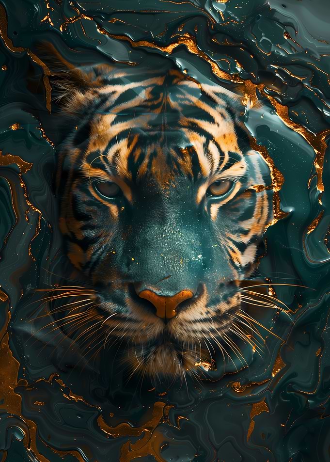 Golden Marble Tiger