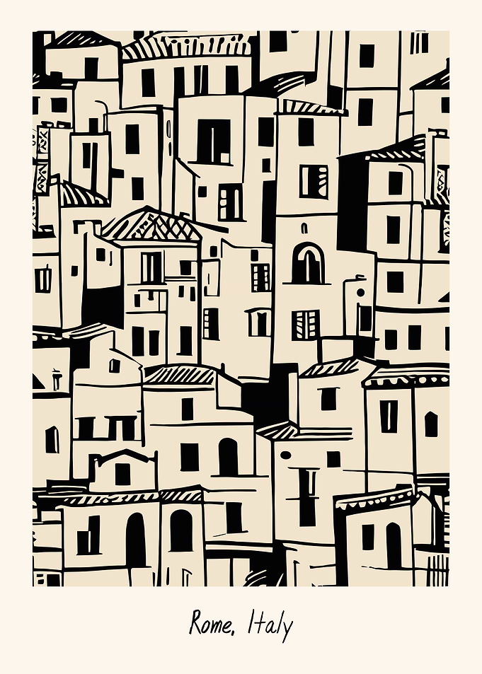Rome Italy Travel Wall Art