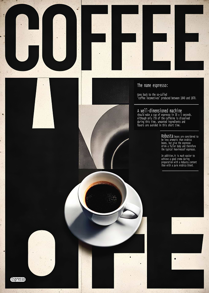 Modern coffee posters