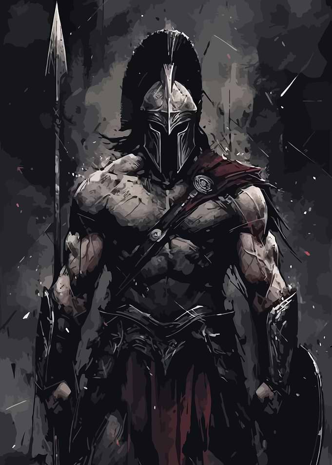 Soldier warrior spartan