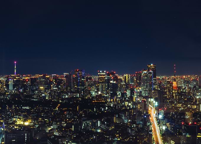 Cinematic Tokyo Skyline