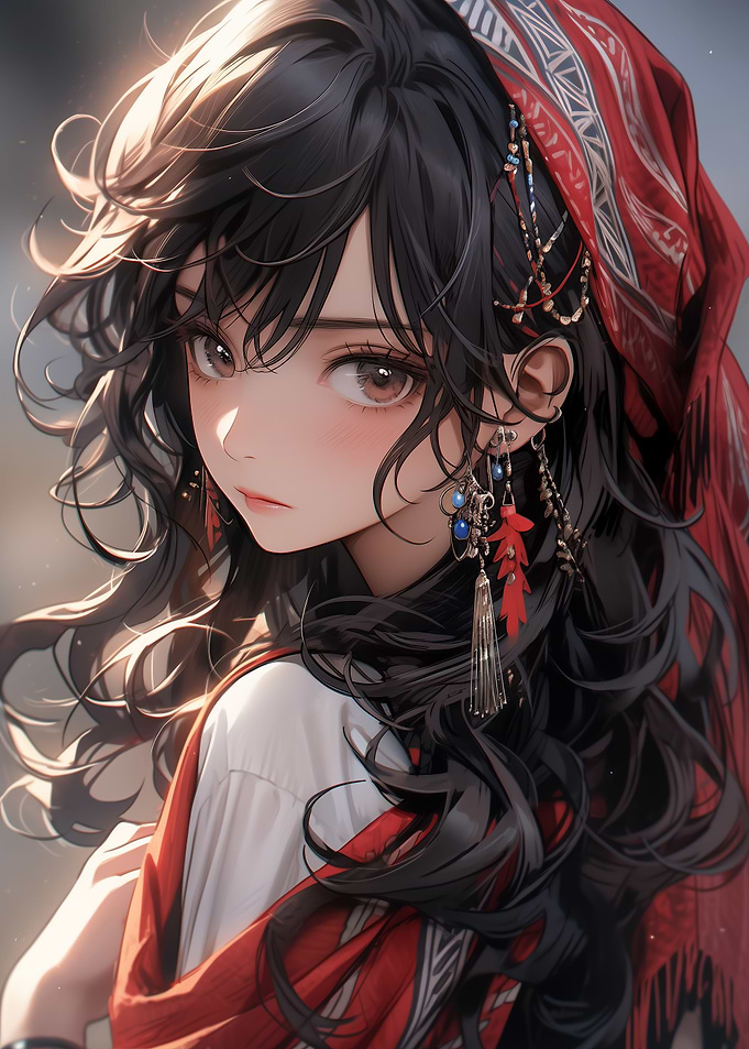 Kawaii anime girl