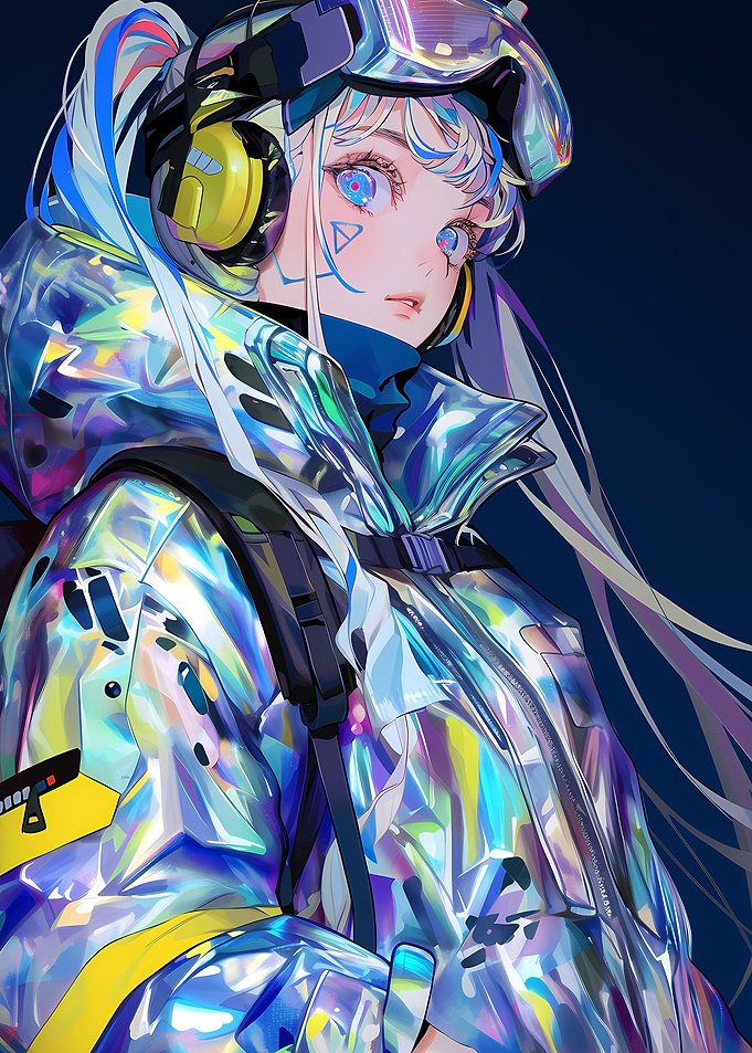 Anime Girl Look at You