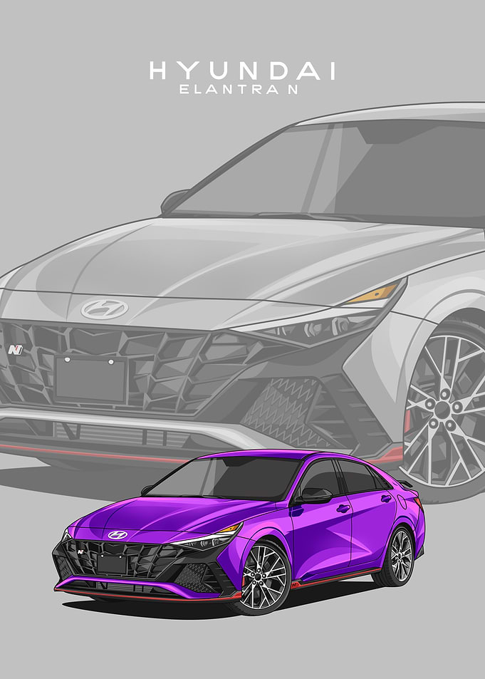 hyundai elantra n violet