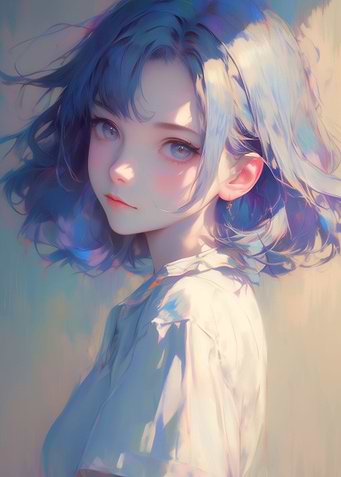 Chibi anime girl