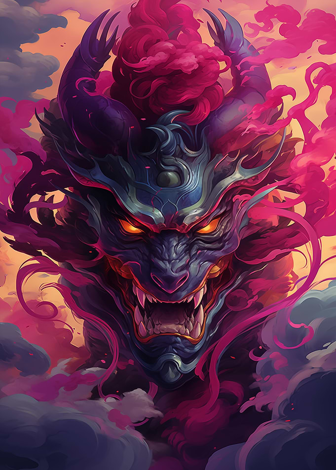 Demon Oni Mask