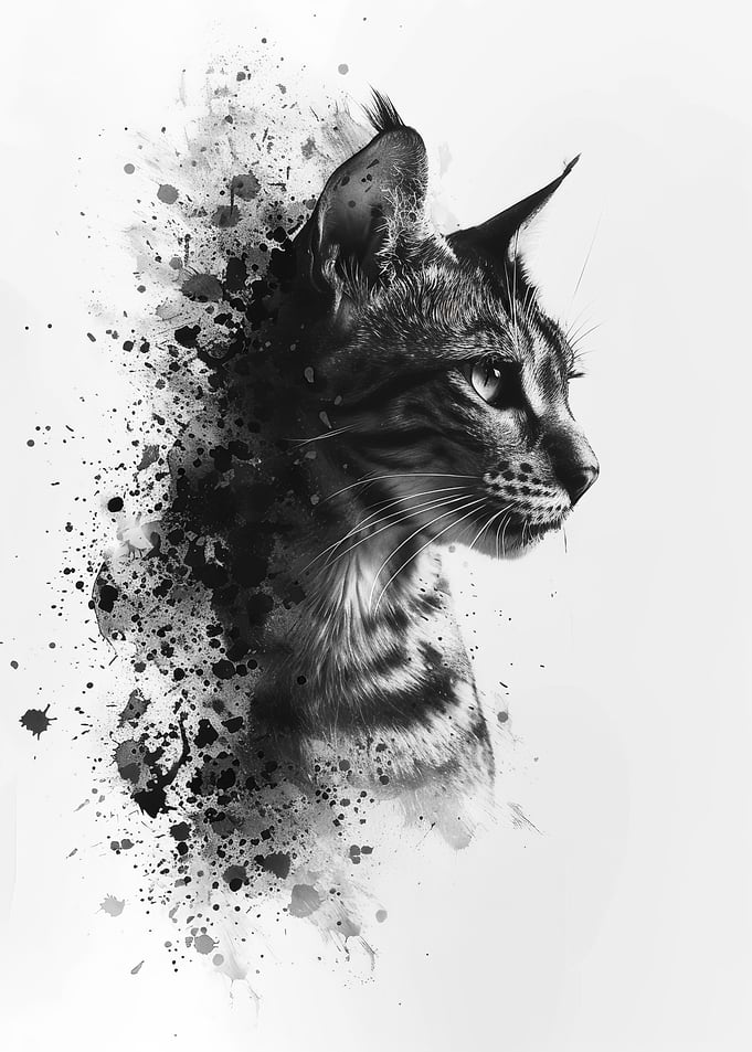 Egyptian Mau Watercolor