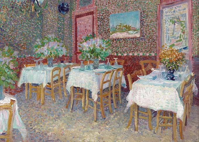 Interior of a restaurant