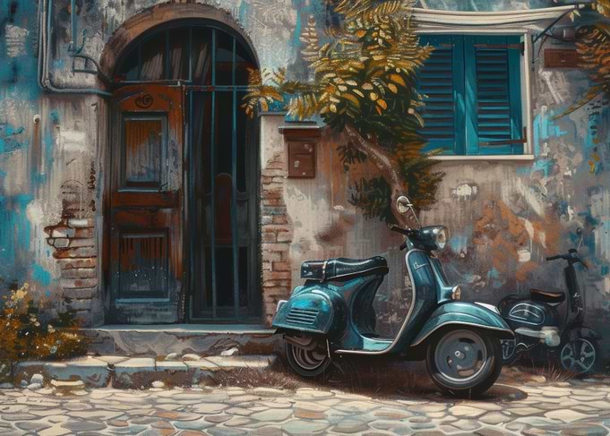 Italian Home Oil Painting