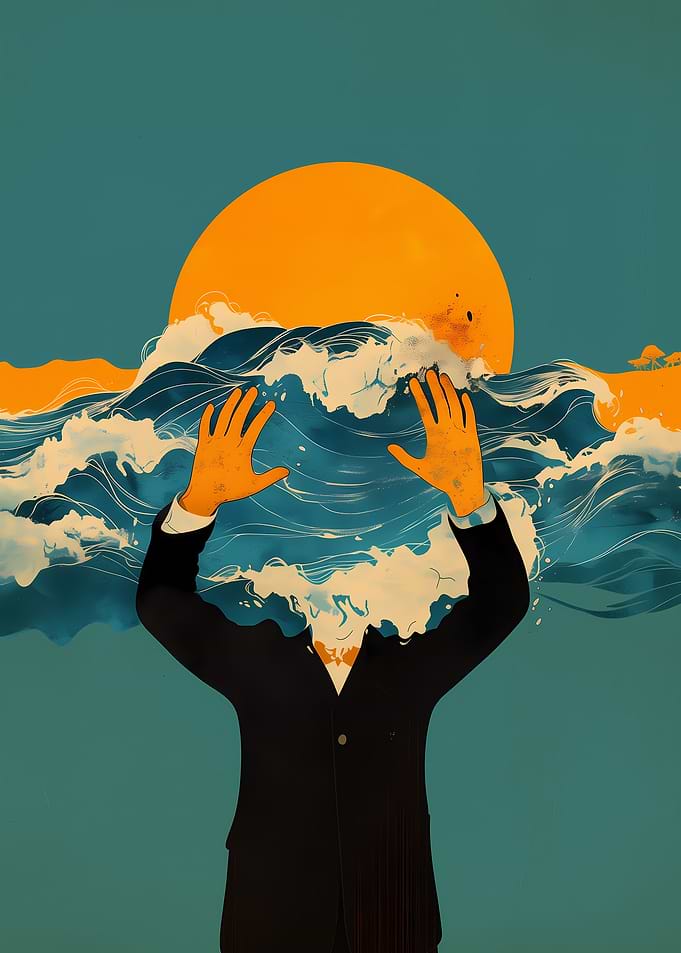 Surreal Ocean Sunrise