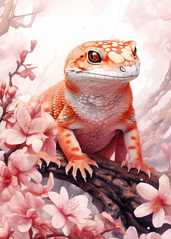 Leopard Gecko watercolor
