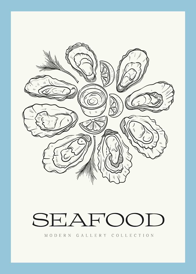 Minimalist Japan Sea Food