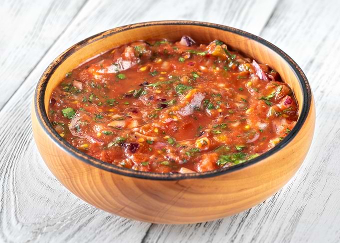 Bowl of salsa