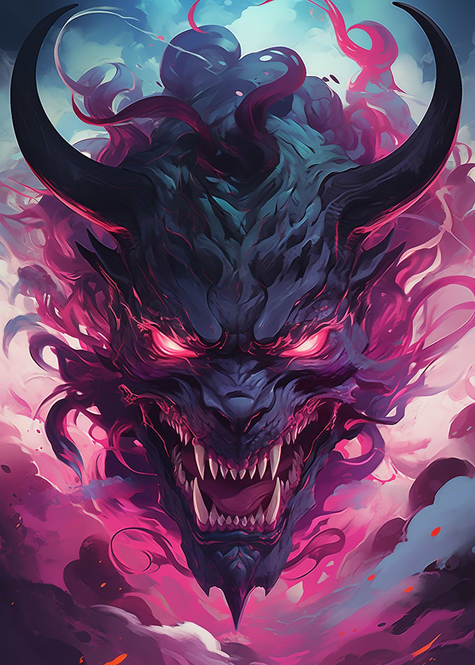 Demon Oni Mask