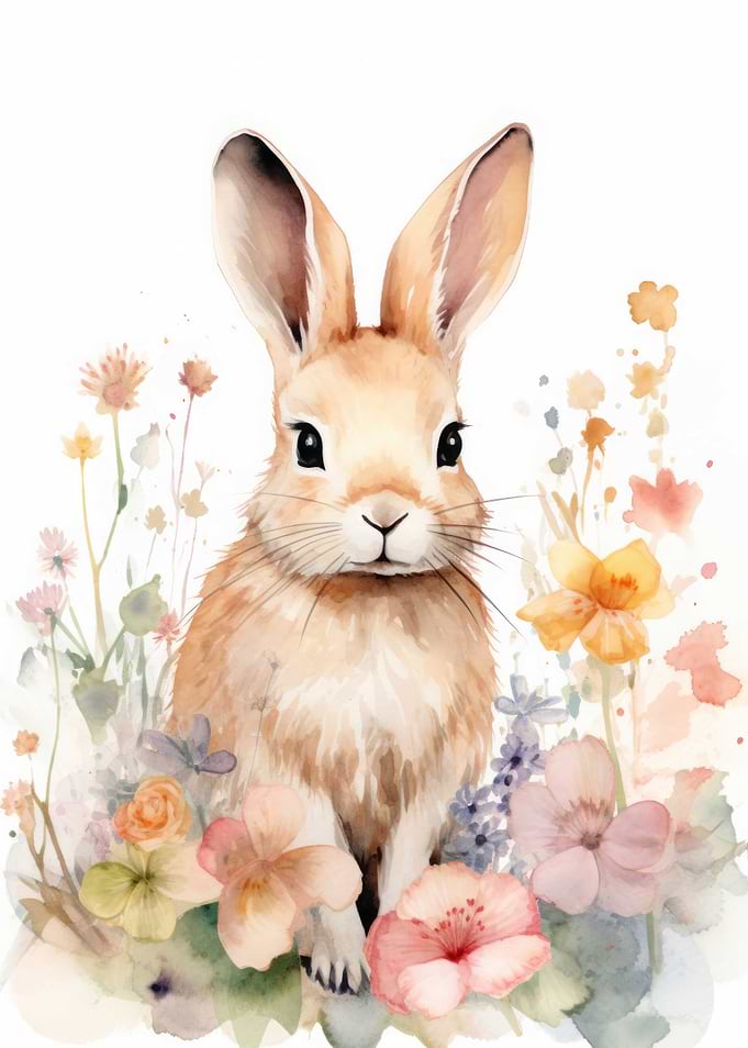 Rabbit Watercolor
