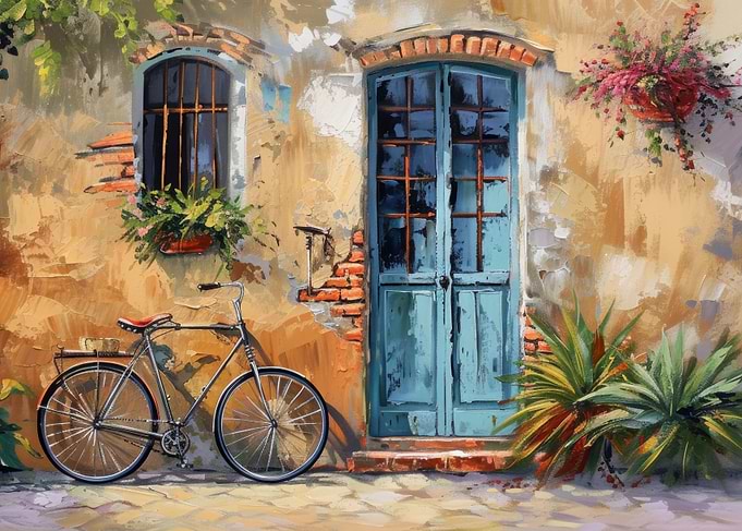 Italian Home Oil Painting